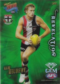 2010 Select AFL Champions - Revelations Green Gem #RG25 Sam Gilbert Front